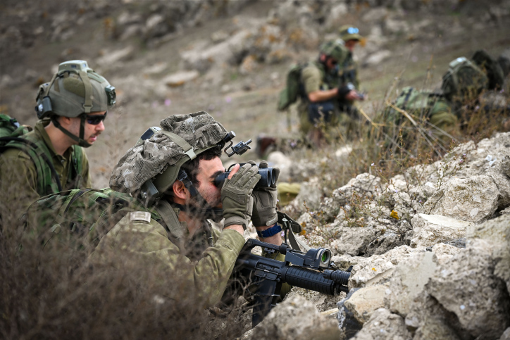 חיילי מילואים של צה"ל ברמת הגולן (צילום: מיכאל גלעדי/פלאש90)