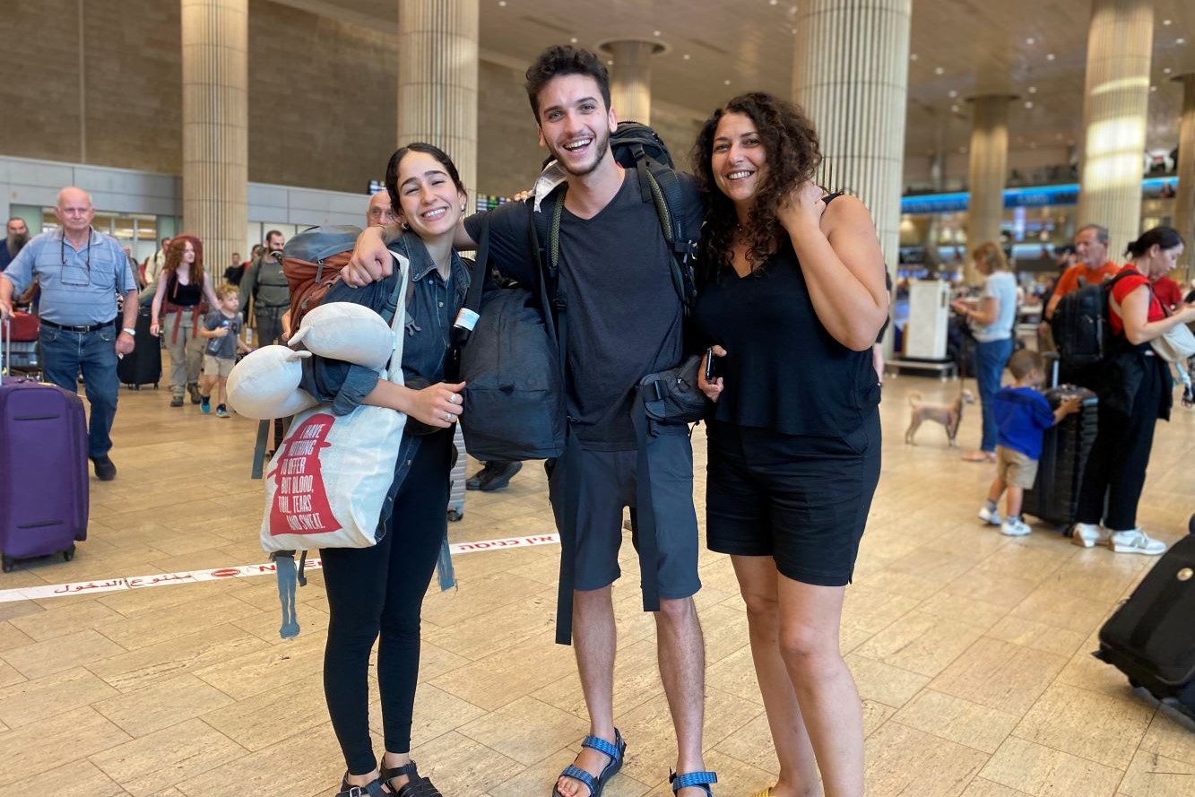 זאק רוזנברג, חזר לארץ מירח דבש כדי להתגייס למילואים (צילום: יהל פרג')