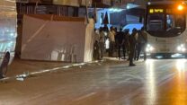 זירת הפיגוע בחווארה והסוכה שהוקמה במקום (צילום: מתוך רשתות חברתיות, לפי סעיף 27א' לחוק זכויות יוצרים)