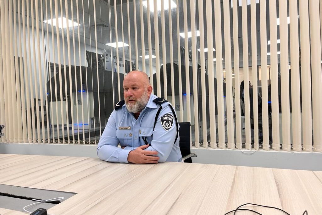 תנ"צ בועז בלט, מפקד המרכז למשפחות הנעדרים במבצע חרבות ברזל (צילום: אורן דגן)