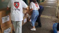 מתנדבות צד"ל בארגון מארזים לחיילי צה"ל (צילום: גרסיה חצבני)