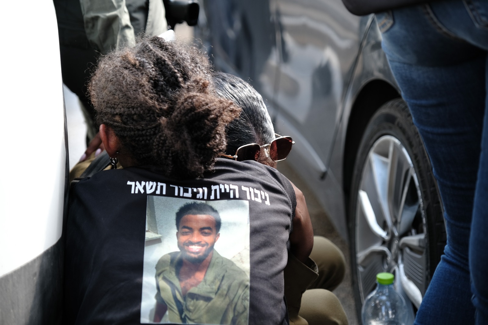 הלווייתו של סמ"ר אביאל מלקמו ז"ל, לוחם ביחידת אגוז, שנהרג בהיתקלות עם מחבלים בדרום (צילום: דוד טברסקי)