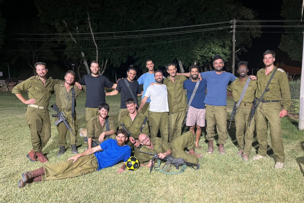 המילואימניקים של מחלקה 2 פלוגה ג' (צילום: אלבום פרטי)