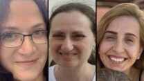 דניאל אלוני, ילנה טרופנוב ורימון בוכשטב-קירשט, שנחטפו לעזה וצולמו בסרטון שפרסם ארגון הטרור חמאס (צילום: באדיבות המשפחות)