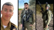 סמל קיריל ברודסקי ז"ל, סמ"ר תומר יעקב אחימס ז"ל וסמל שקד דהן ז"ל (צילום: דובר צה"ל)