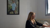 בת שבע אילוז, אימו של אליה שנהרג במסיבה ברעים (צילום: יונתן בלום)