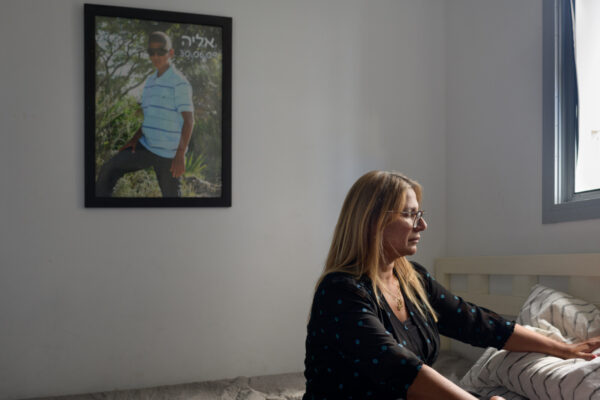 בת שבע אילוז, אימו של אליה שנהרג במסיבה ברעים (צילום: יונתן בלום)