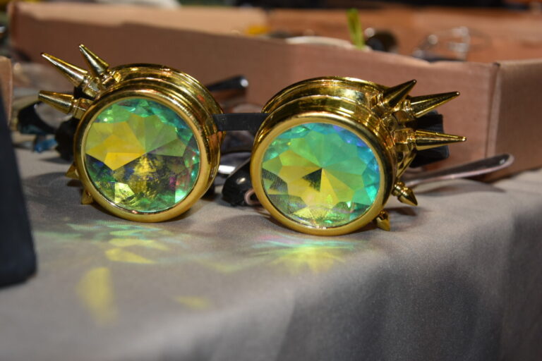 Festival glasses, a memorial to the party that ended in disaster. (Photo: Hadas Yom Tov)