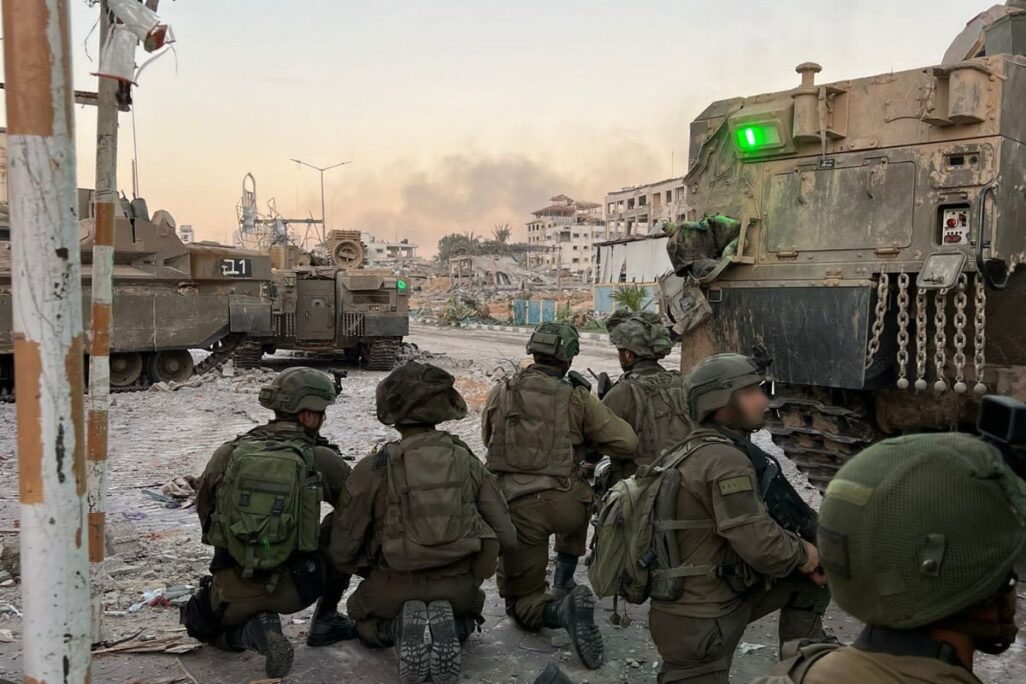 פעילות חטיבת גולני בעזה (צילום: דובר צה"ל)