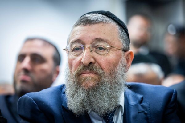 Minister of Labor Yoav Ben Tzur (Photo: Yonatan Zindel/Flash90)