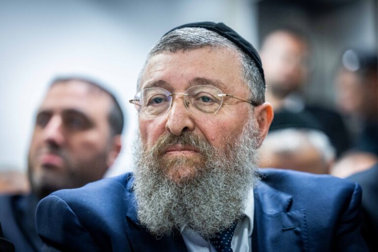 Labor Minister Yoav Ben-Tzur. (Photo: Yonatan Sindel/Flash90)