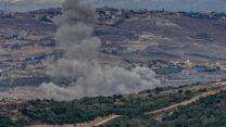 חילופי אש בגבול לבנון בין צה״ל לכוחות חיזבאללה (צילום: אייל מרגולין/ פלאש90)