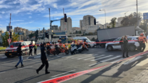 זירת הפיגוע בכניסה לירושלים (צילום: דוברות איחוד הצלה)