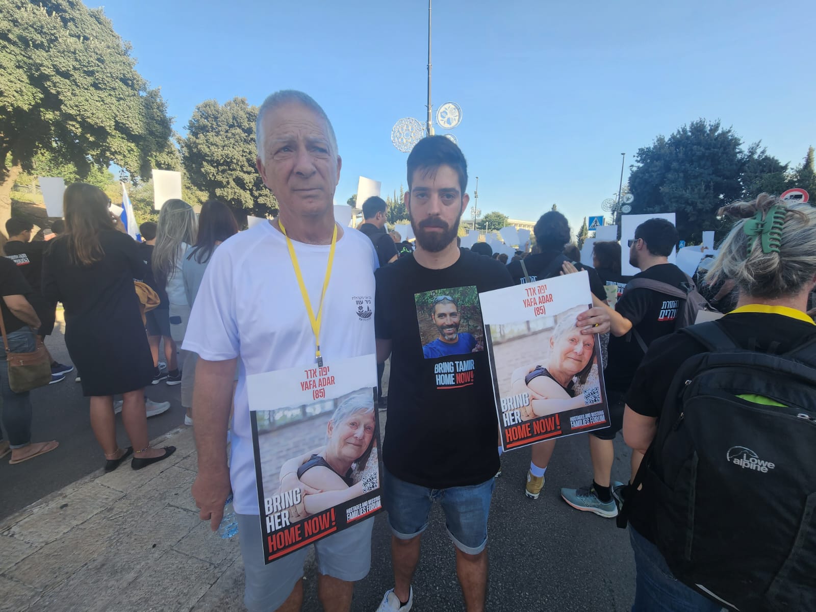אלון (מימין) וארז אדר (צילום: דפנה איזברוך)