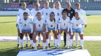 נבחרת הנשים של ישראל מול קזחסטן בליגת האומות (צילום: אסי קיפר,  ההתאחדות לכדורגל בישראל)