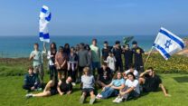 חניכים בהדסה נעורים וכפר סילבר בפעילות משותפת (צילום: שירי אהרוני ורשטיין)