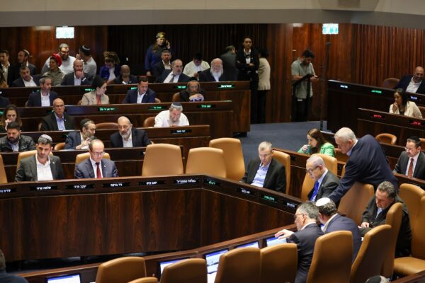 דיון על אישור סופי של תקציב 2023 במליאת הכנסת (צילום: נועם מוסקוביץ', דוברות הכנסת)
