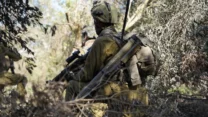 פעילות לוחמי חטיבת "הראל" בבית חאנון (צילום: דובר צה"ל)