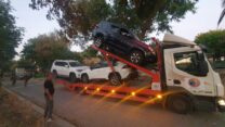 הרכבים הגנובים מוחרמים על ידי המשטרה (צילום: דוברות המשטרה)