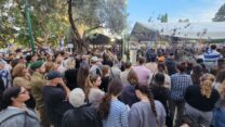 הלוויתו של סמל בוריס דונבצקי (צילום: דפנה איזברוך)