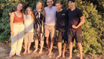 משפחת דבוש מקיבוץ נירים. משפחתה של מרלא (צילום: אלבום פרטי)