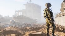 חייל צה"ל במרחב חאן יונס (צילום: מתוך אתר צה"ל)
