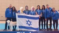 נבחרת הנשים בכדורשער, זוכה במדליית הכסף באליפות אירופה (צילום: שאבי דויטש)