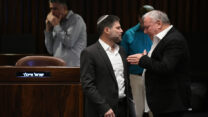 השרים דוד אמסלם ובצלאל סמוטריץ' (צילום: אריה לייב אברמס/פלאש 90)