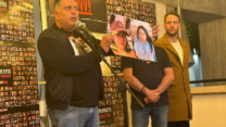 אלי אלבג, אביה של לירי אלבג החטופה בעזה (צילום: מטה משפחות החטופים והנעדרים)