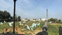 מתחם אימונים של החמאס בח'אן יונס (צילום: דובר צה"ל)