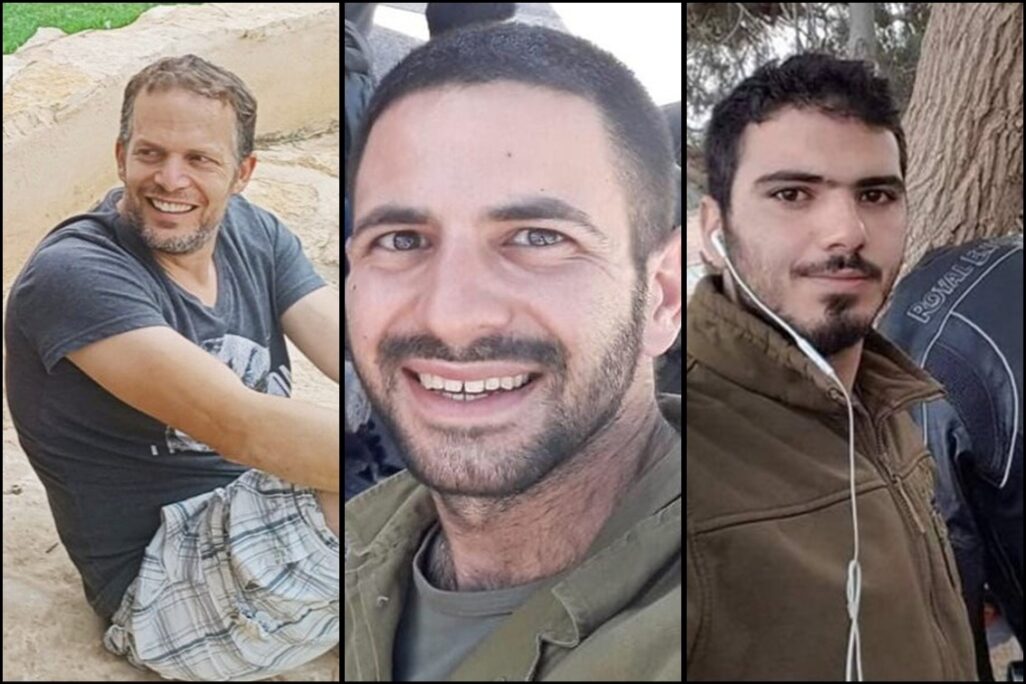מימין: רס״ן (במיל') נצר שמחי ז"ל, סרן (במיל') גבריאל שני ז"ל, ורס"ב (במיל') יובל ניר ז"ל (צילום: דובר צה"ל) מימין: רס״ן (במיל') נצר שמחי ז"ל, סרן (במיל') גבריאל שני ז"ל, ורס"ב (במיל') יובל ניר ז"ל (צילום: דובר צה"ל)