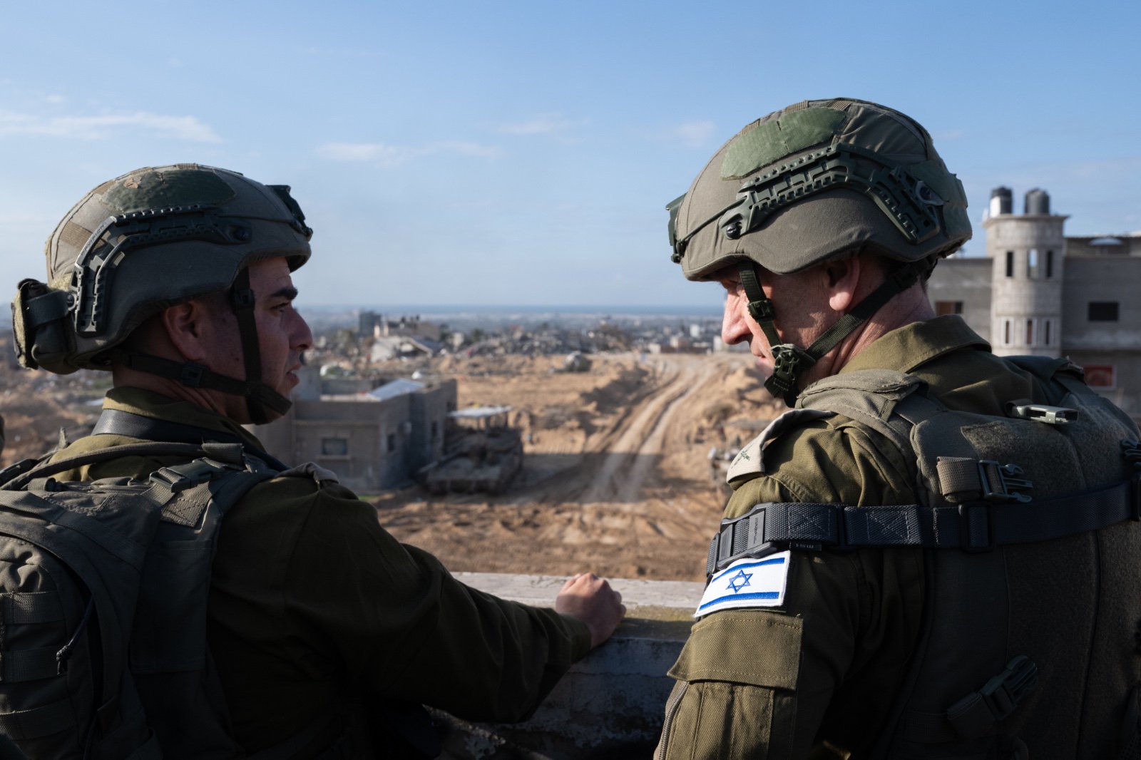 הרמטכ"ל הרצי הלוי בסיור ברצועת עזה (צילום: אתר צה"ל)