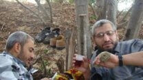 מוחמד דף (מימין) מפקד גדודי עז א-דין אל-קסאם של חמאס (צילום: דובר צה"ל)