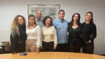 ועד העובדים של טייסת כיבוי האש (צילום באדיבות דוברות ההסתדרות)