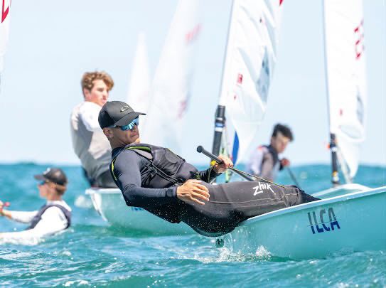 ראם מגן באליפות העולם לנוער בסירות ILCA6 (צילום: איגוד השייט בישראל)