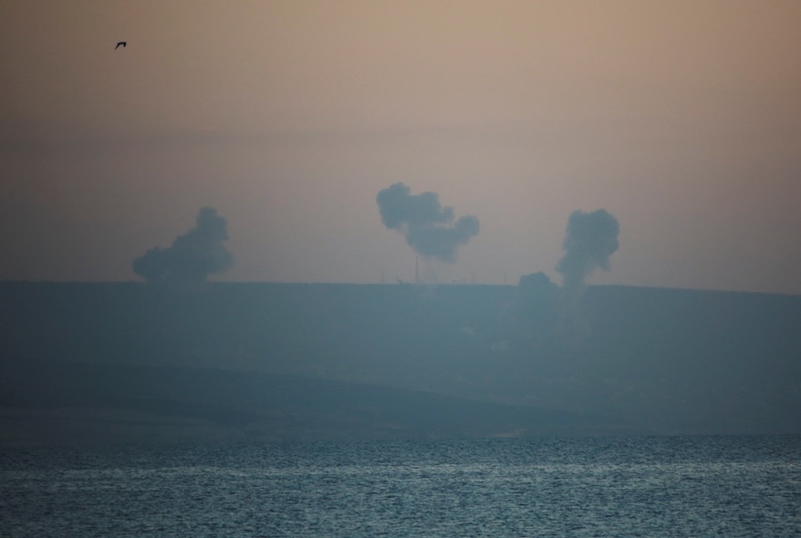 תקיפות של חיל האוויר בעומק לבנון (צילום: REUTERS/Aziz Taher)