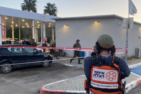 זירת פיגוע הירי בעלי (צילום: דוברות איחוד הצלה)