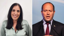 שר הכלכלה ניר ברקת ורשמת האגודות השיתופיות הנכנסת, טלי ארפי כהן (צילומים: שיר תורם/פלאש90, משרד הכלכלה)