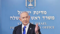 ראש הממשלה בנימין נתניהו במסיבת עיתונאים (צילום: מארק ישראל סלאם / פול)