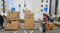 מעבר קיבוץ נירים למשכנם הזמני בבאר שבע (צילום: קיבוץ נירים)