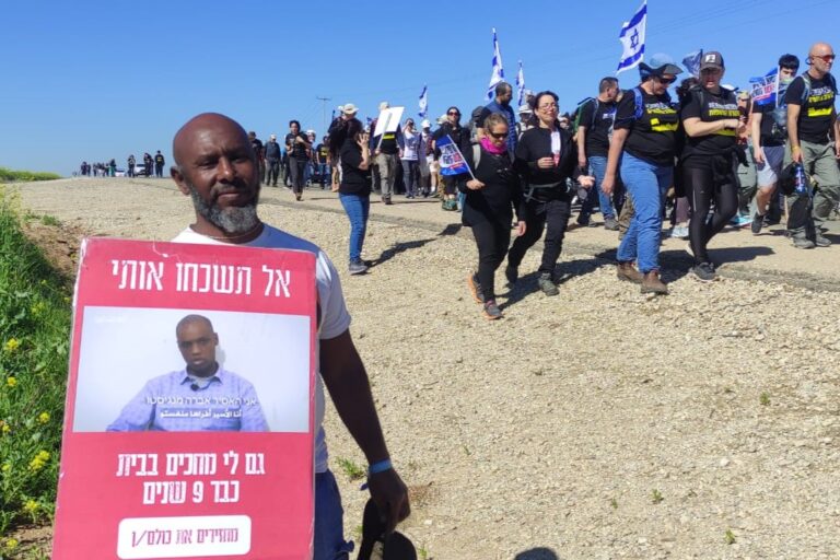 גיל אליאס, בן משפחתו של אברה מנגיסטו (צילום: ניצן צבי כהן)