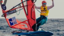 גולשת הרוח שרון קנטור בגביע העולם (צילום: sailing energy)