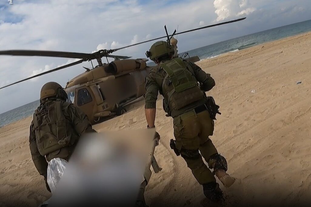 פלגת הפינוי של צק"ח 7 (צילום: דובר צה"ל)