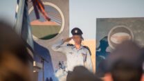 סא"ל ג', מפקדת בסיס עובדה הנכנסת (צילום: דובר צה"ל)
