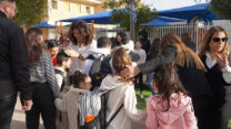 חזרה ללימודים בבית הספר היסודי מעוז שקמים בשדרות (צילום: סוניה גרשפט)