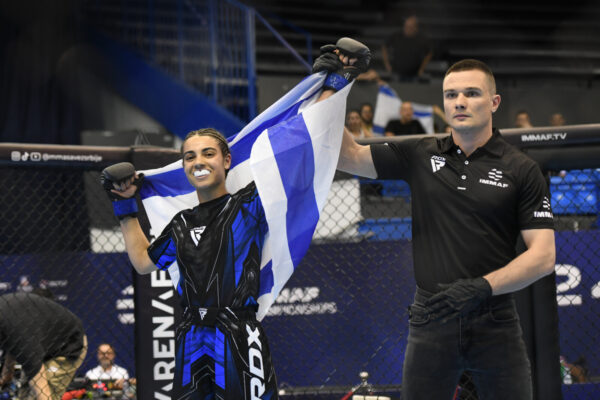 ניקה שוריגין סגנית אלופת אירופה לנוער ב-MMA (צילום: יפעת ירושלמי, איגוד ה-MMA בישראל)