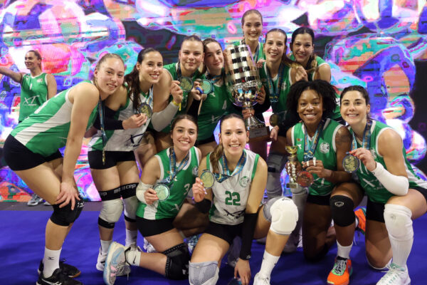 מכבי חיפה ניצחה את מכבי אשדוד וזכתה בגביע המדינה לנשים בכדורעף