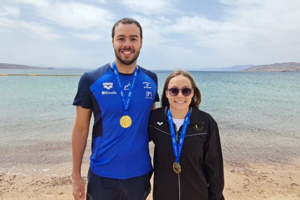 אווה פביאן ומתן רודיטי זכו באליפות ישראל בשחייה במים פתוחים ל-10 ק"מ