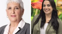 מימין: אלמוג קמרי ושלה ונטורה (צילומים: אלבום פרטי)