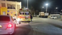 זירת הרצח סמוך לערד (צילום: דוברות מד"א)